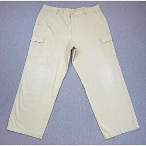 Holland & Holland London Pants Mens 38 Beige Cargo 100% Cotton Straight Hunting